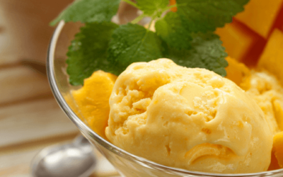 Orange Mango Ice Cream