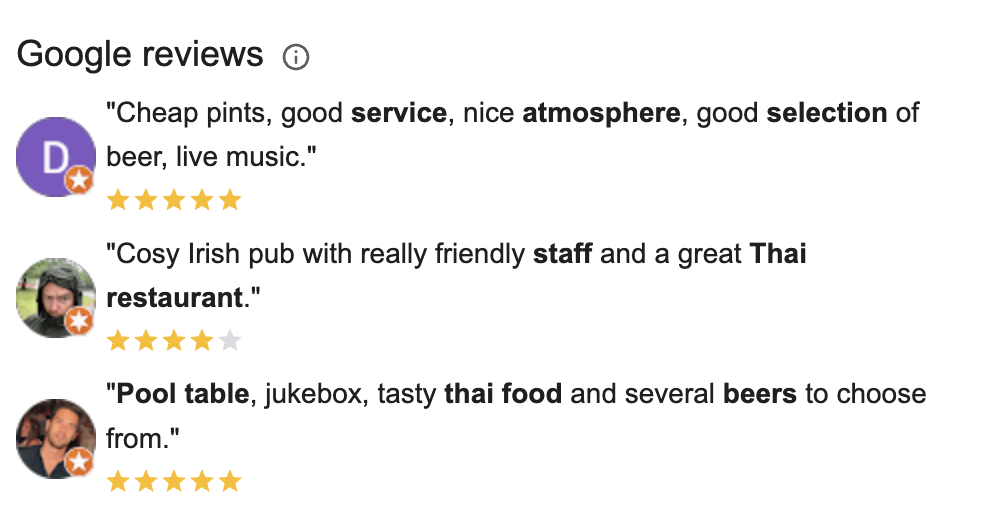 Skehan’s, Kitto Road Google Reviews